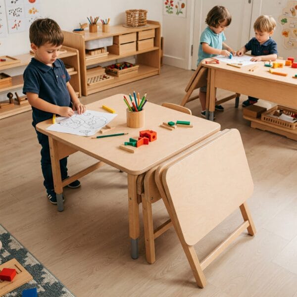 Montessori opklapbare tafel