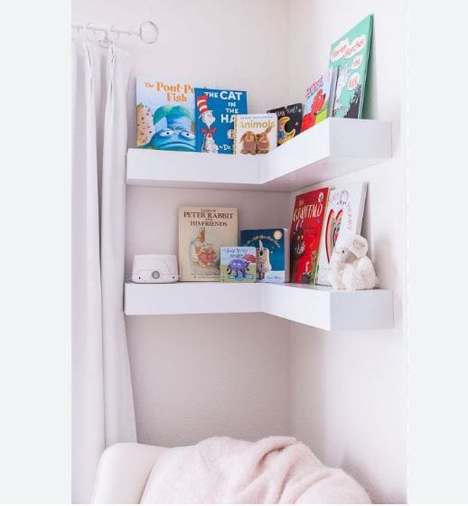 hoekjes boeken kast
